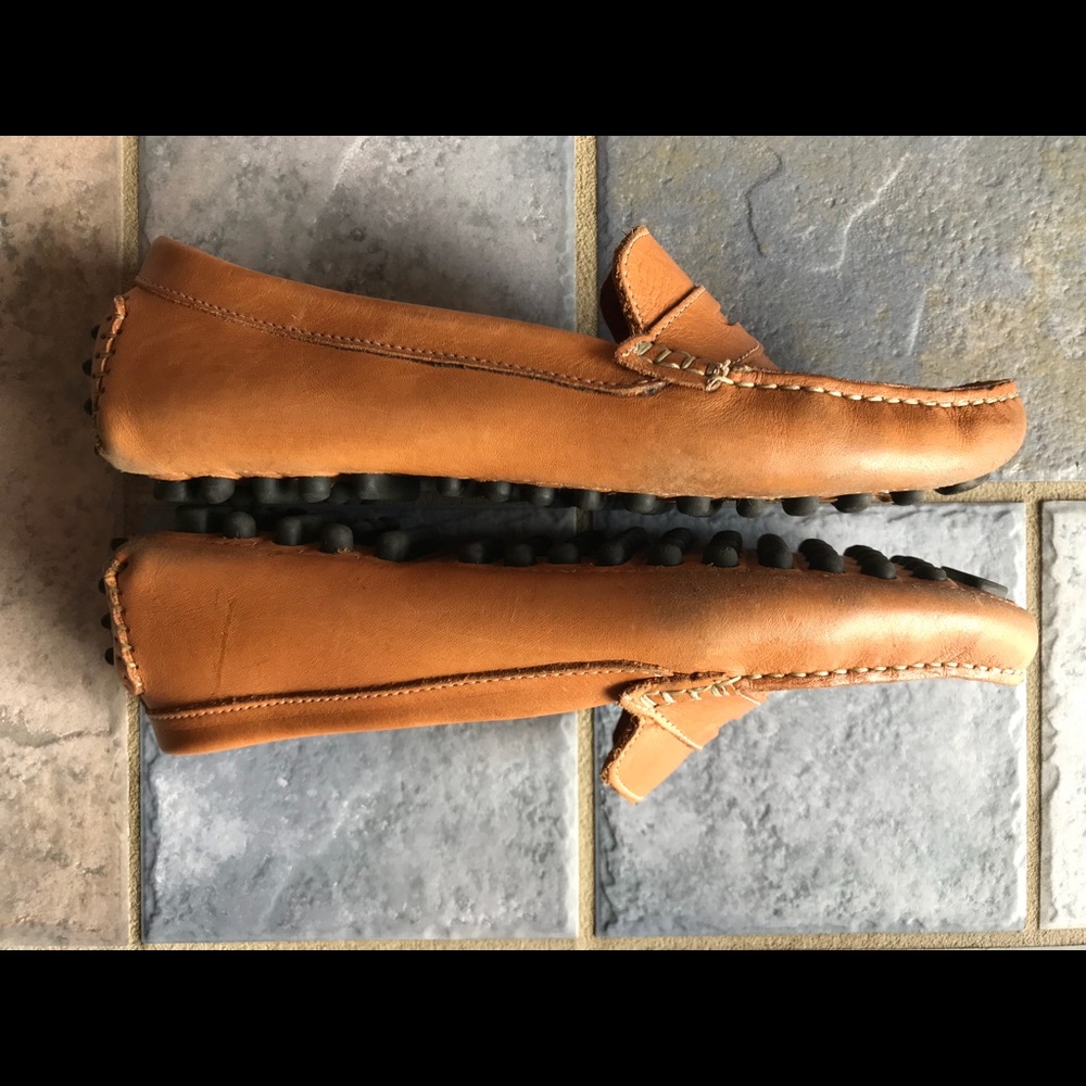 Italian made leather loafer/moccasin.